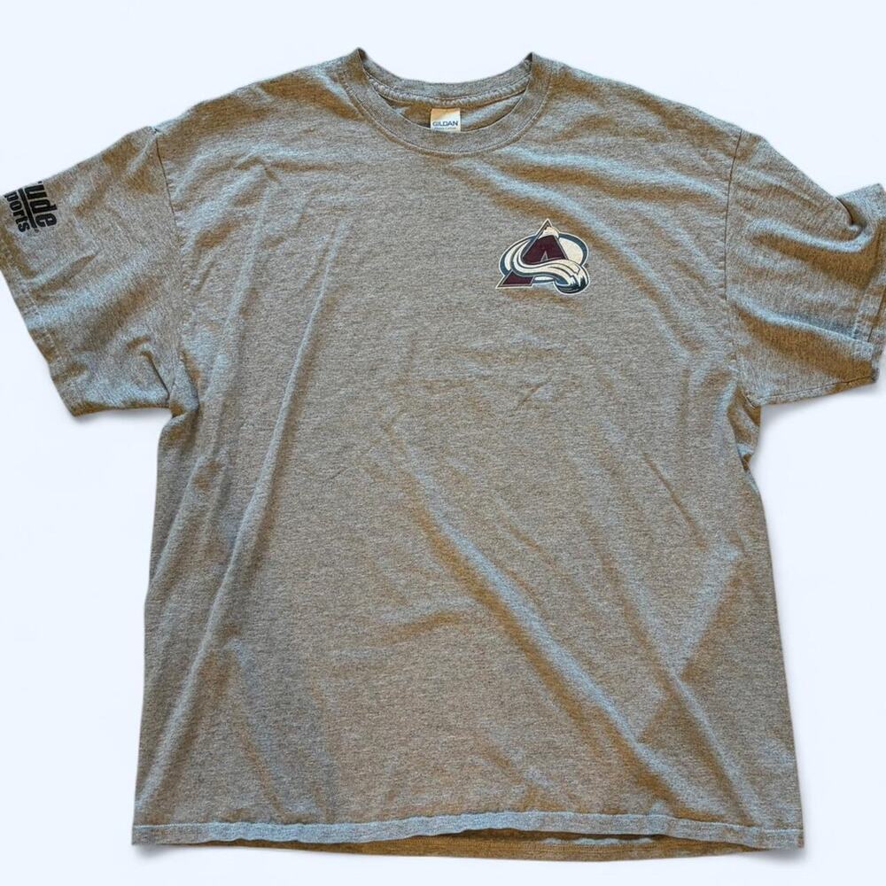 XL Grey Colorado Avalanche T-Shirt